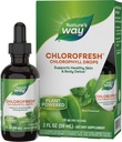Nature's Way Chlorofresh, Liquid Chlorophyll Concentrate Drops, Internal Deodorant*, Supports Detoxification Pathways*, Mint Flavored, 2 Fl. Oz.