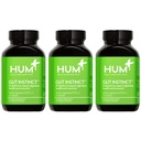 HUM Gut Instinct Probiotiques quotidiens pour les femmes et les hommes, Santé digestive, Lactobacillus, Bifidobacterium souches pour le soutien immunitaire, Supplément probiotique pour la diversité saine Gut, 90 Capsules