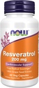 MAINTENANT Aliments suppléments, Resvératrol naturel 200 mg avec extrait de vin rouge, 60 capsules de légumes