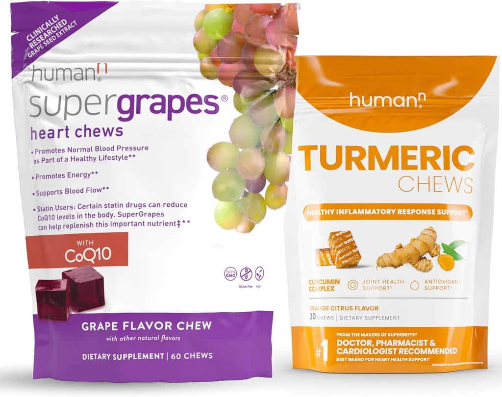 SuperGrapes et chews curmériques humains