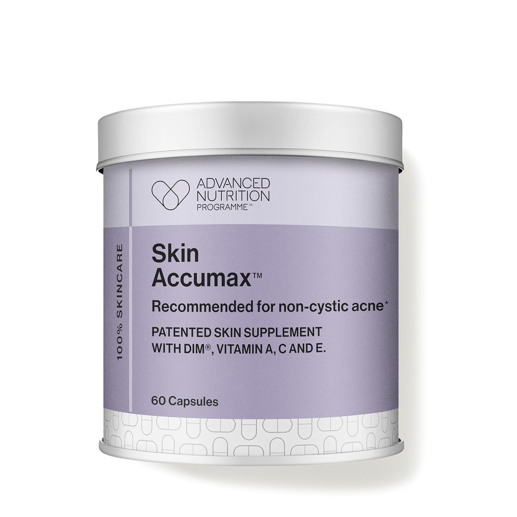 jane iredale Skin Accumax Complément nutritionnel Capsules améliorer l'acné et promouvoir une peau saine contient de la vitamine A, C et E végétalien et sans gluten