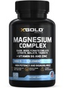 Micronized Magnésium Complex Plus B6.Oxyde de zinc de magnésium, Chélalate de bisglycinate,Citrate, Malate.