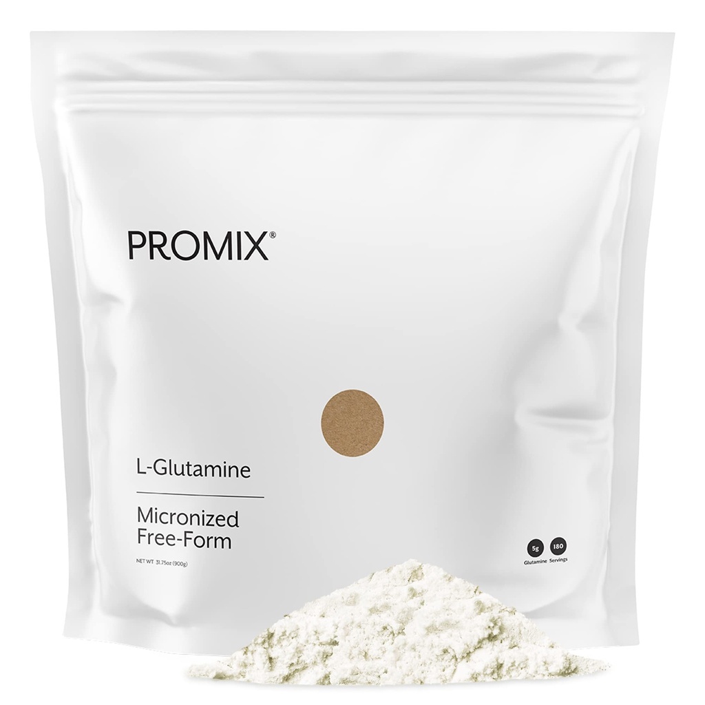 ProMix Nutrition L-Glutamine - Pure Micronized Free Form - Non aromatisé, 180 portions