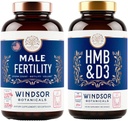 BOTANIQUES DE WINDSOR HMB avec un ensemble de vitamines D3 et de calcium et de fertilité masculine