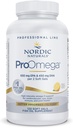 Nordic Naturals ProOmega, Saveur de citron - 120 gels mous - 1280 mg Oméga-3 - Huile de poisson à haute puissance avec EPA et DHA - favorise la santé du cerveau, des yeux, du coeur et des immunes - non-OGM - 60 portions