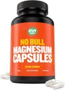 Gélules de magnésium, Citrate de magnésium unique et formule d'oxyde pour le sommeil et la relaxation, pilules de magnésium pour prévenir les douleurs musculaires et les spasmes, Citrate d'oxyde de magnésium, 500g
