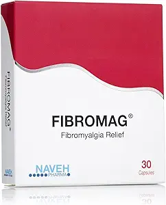 NAVEH PHARMA FIBROMAG - Fibromyalgia Pain and Fatigue Relief Supplements Natural Fast-Acting Extension Release Fibromyalgia & Arthritis Support for Muscle Aches, Épuisement 30 Ct.