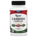 Zenesis Labs Complexe Candida Nettoyer le supplément d'acide caprylique, extrait d'origan, probiotiques, enzymes (60 capsules, 30 jours d'approvisionnement)