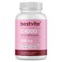 BESTVITE Vitamine C 1000mg (120 Capsules végétariennes) avec les agrumes Bioflavinoides - Pas de stéarate - Vegan - Non OGM - Sans gluten