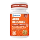 WELMATE - Réducteur d'acide famotidine, 20mg - Force maximale - Relief des brûlures d'estomac - Indigestion acide - Relief de l'estomac - Fonctionne en 15 minutes, 12 heures de soulagement - Médicaments génériques - Taille de la valeur - 300 Comprimés