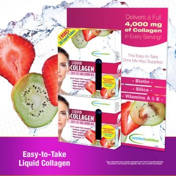 Nutrition appliquée Collagène liquide, 20 Nombre