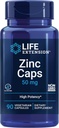 Life Extension Lysine 620mg et Zinc 50mg - 100 capsules végétariennes et 90 capsules végétariennes