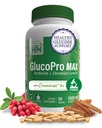 Santé Thru Nutrition GlucoPro Max - avec 1 500mg Berberine, Chrominex + Chromium, et 1000mg Cinnamon.