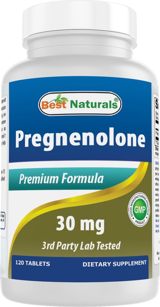 Meilleurs comprimés de Pregnenolone 30 Mg naturels, 120 Nombre