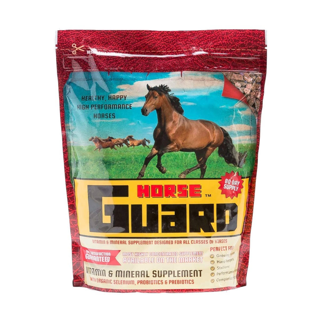 Horse Guard 10 lb, supplément minéral de vitamine équine avec sélénium organique et vitamine E