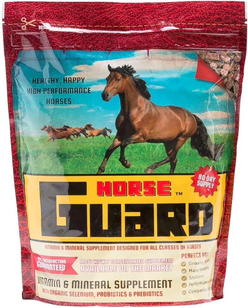 Horse Guard 10 lb, supplément minéral de vitamine équine avec sélénium organique et vitamine E