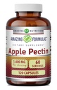 Formules étonnantes Pectine d'Apple 1400 Mg Supplément de Capsules (non-OGM) Sans gluten (Fabriqué aux États-Unis) (1 Pack de 120 Nombre)