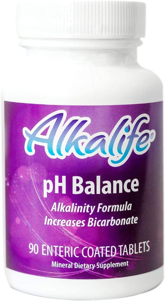 Alkalife pH Balance Tablets | The First Patented Tablets That Neutralize Acid & Balance pH for Immune Support, Peak Performance, Detox, Overall Wellness – 90 Pieces