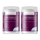 Body Kitchen Youthful Beauty Advanced, Collagen Peptides poudre pour beaux ongles de peau de cheveux, resvératrol et acide hyaluronique pour anti-âge et antioxydant support, gazon (paquet de 2)