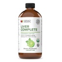 Foie Complete 16oz Support Liquide – Thistle de lait, Chanca Piedra & Racine de dandelion – Supplément nettoyant à base de plantes – Non-OGM, Ingrédients organiques