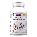 ANDREW LESSMAN acétyl L-Carnitine 400 mg - 60 Capsules - Soutien du système nerveux, du métabolisme des graisses et de l'énergie, de la fonction cérébrale saine, du flux sanguin sain vers le cerveau. Capsules faciles à avaler.