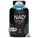 HPN NAD3 Clinical NAD+ Booster, Cellular Health & Natural Energy - Supplément NAD pour le vieillissement en santé, le soutien métabolique, NRF2 & Longevity, Nicotinamide Riboside & NMN Alternative, 240ct, 120-Day