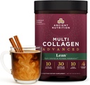 Ancient Nutrition Advanced Hydrolyzed Collagen Peptides Powder Protein Lean avec des probiotiques et de la vitamine C, cannelle, pour les femmes et les hommes, soutient la gestion du poids santé et le bâtiment musculaire, 25 portions