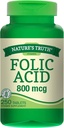 La vérité de la nature acide folique 800 Mcg 250 onglets, 250 comte (paquet de 3)