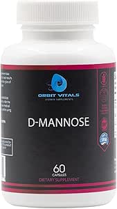 D-Mannose avec Cranberry, Dandelion et Extrait d'hibiscus - Aides dans Bladder, soutien du tract urinaire, impuretés de flush - Ultra Absorption Sans gluten et non OGM