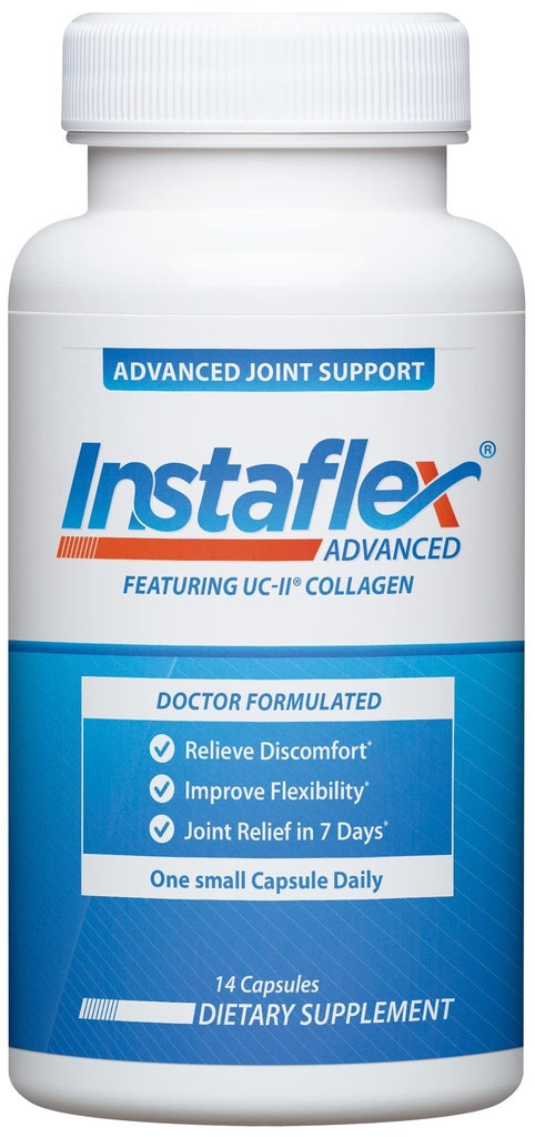 Instaflex Advanced Joint Support - Doctor Formed Joint Relief Supplement, avec collagène et 5 autres ingrédients de combat concomfort - 14 comtes