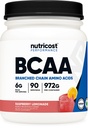 Nutricost BCAA Poudre 2:1:1 (Lémonade aux framboises, 90 portions)