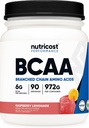 Nutricost BCAA Poudre 2:1:1 (Lémonade aux framboises, 90 portions)