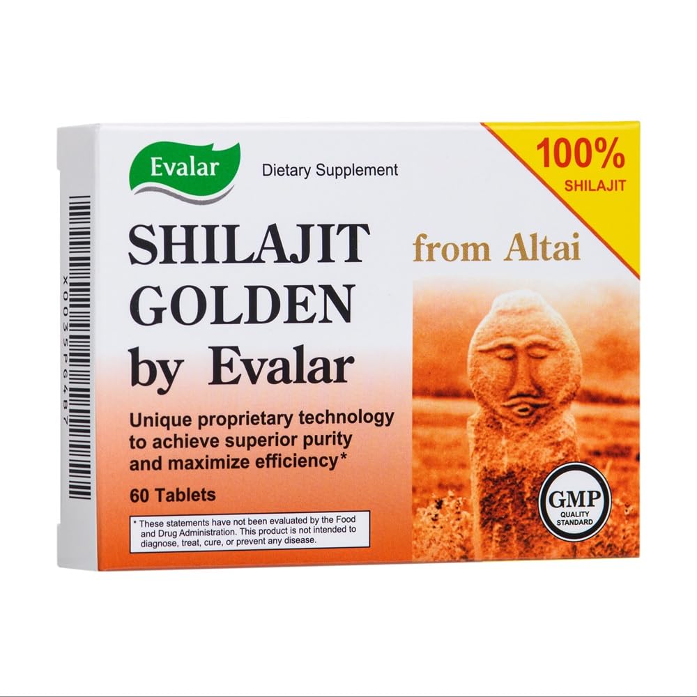 Shilajit Golden by Evalar Sibérie Altai 60 Tabs