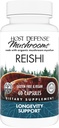 Host Defense Reishi Capsules - Supplément Heart & Immune Health Support - Supplément Champignon pour soutenir l'énergie et la vitalité - Supplément Reishi pour aider le bien-être général - 60 capsules (30 portions)*