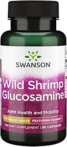 Swanson ULT Crevettes sauvages GLUCOSAMINE 90 CAPS