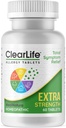 ClearLife Extra Strength Multi-System Allergy Relieving Homeopathic Remedy - 15 Powerful Actives Provide Potent Maximum Congestion, Itchiness & Sinus Pressure Relief - Non-Drowsy - 60 Tablets