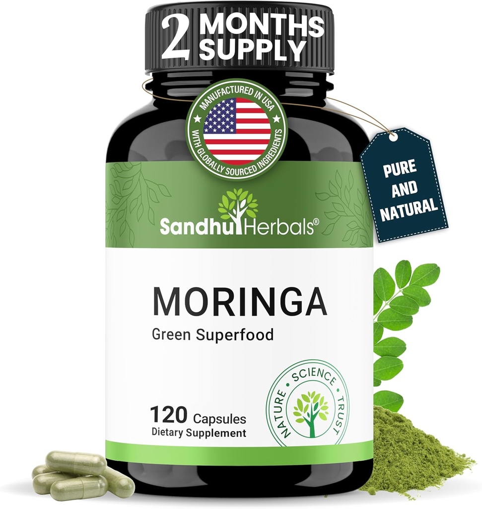 Pure Moringa Capsules pour les femmes et les hommes