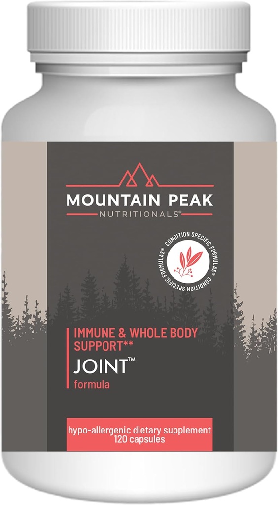 Mountain Peak Nutritionals Formule articulaire - Supplément de soutien mixte avec la glucosamine, la boswellie et la vitamine C - Soutienne la flexibilité et la mobilité articulaires - Supplément alimentaire hypoallergénique (120 capsules)
