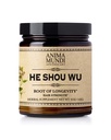 Anima Mundi Apothecary Vitamines capillaires saines - Adaptogène He Shou Wu - Fo Ti Suppléments capillaires pour les femmes et les hommes - Supporte également la fonction foie, immunitaire & GI (5oz / 142g)