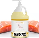 Huile de saumon pour chiens par Buddys Best – 1 Gallon (128 oz)