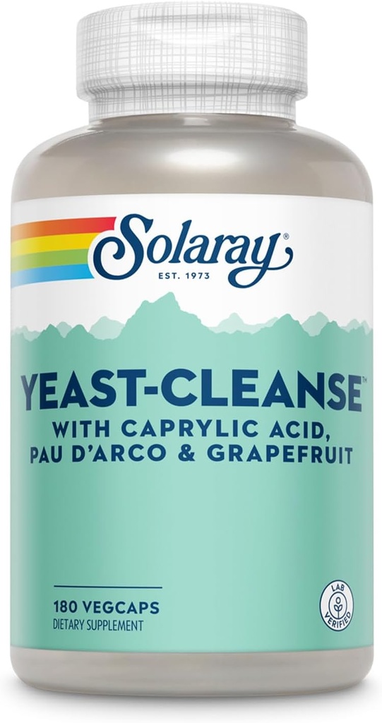Solaray Least-Cleanse -- 180 capsules végétariennes
