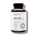 SMARTERNUTRITION Capsules d'huile MCT C8 et C10 - Combustible kétogénique pour le cerveau et le corps, énergie soutenue - à partir de noix de coco pressée à froid, Palme et sans gluten, non OGM - 90 Compte - 30 jours d'approvisionnement