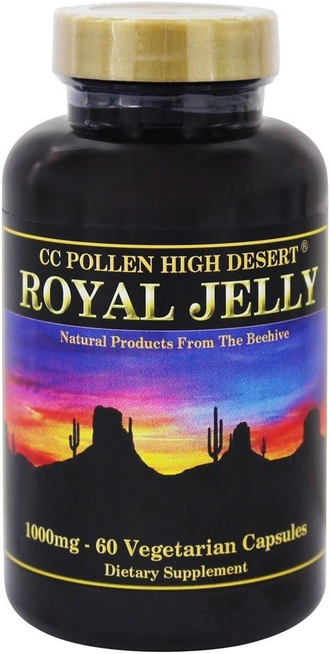 C C Pollen Jelly Royal 1000-60 Capsules végétariennes