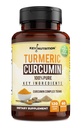 Complexe Curcumine Turcuma avec Piperine, 100% Pure - 120 Capsules