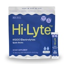 Hi-Lyte K1000 Electrolytes bâtonnets non aromatisés Keto & Performance, 30 portions
