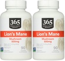 365 par Whole Foods Market, Lion's Mane, 90 comtes (paquet de 2)