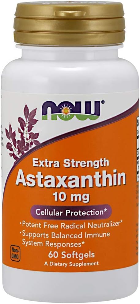 Nourriture Astaxanthine 10 mg Softgels, 60 Softgel