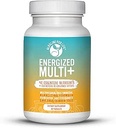 Multivitamines énergétiques - Potent Multivitamines avec 40 nutriments entièrement biodisponibles B Vitamines complexes, Vitamine D, Vitamine C, Vitamine K, Zinc, Quercetine, Calcium, Magnésium sous formes alcalines - 60 onglets