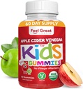 Les enfants biologiques Cider de pomme Gommies de vinaigre par se sentir de grandes vitamines. Riche en enzymes digestives et antioxydants naturels pour la santé Gut.