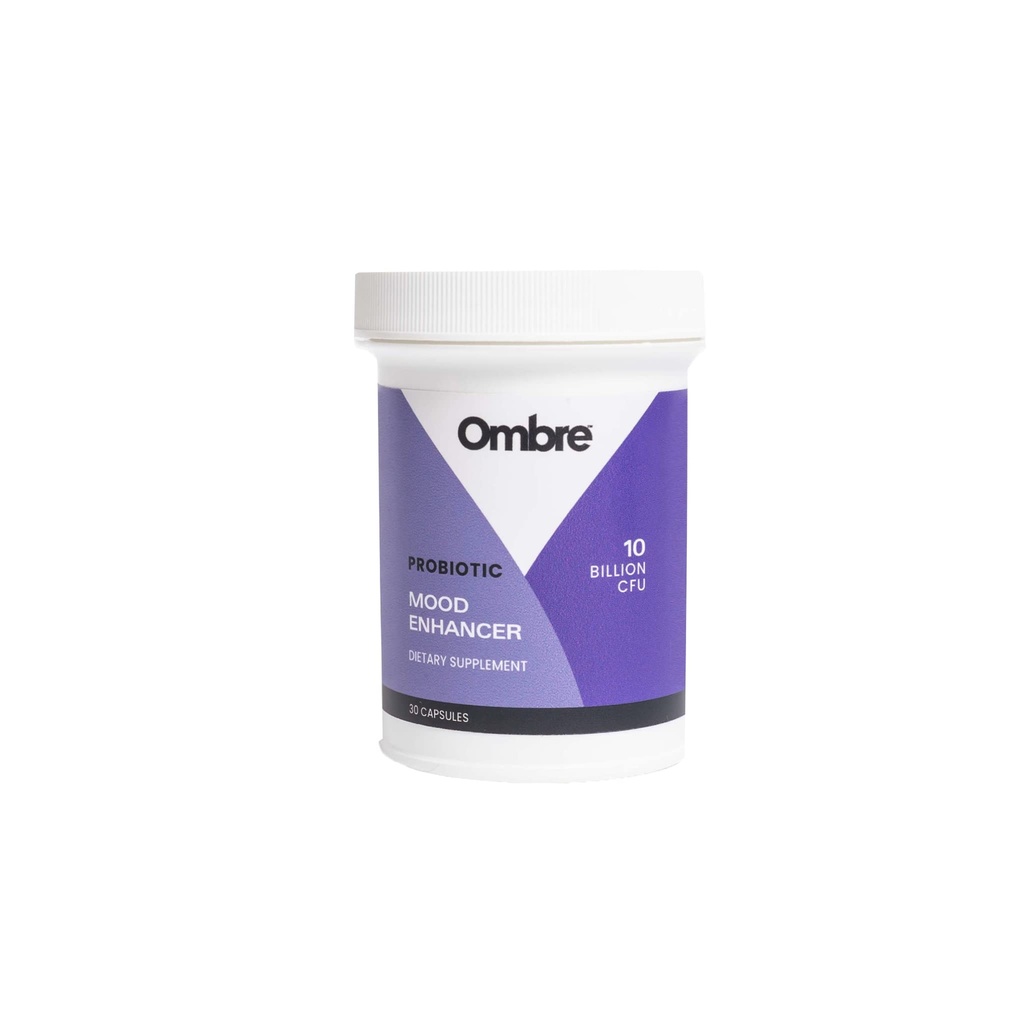 Ombre Mood Enhancer Capsules probiotiques, favorise la mémoire, des modèles de sommeil sains, et la santé de la gueule, 30 jours d'approvisionnement